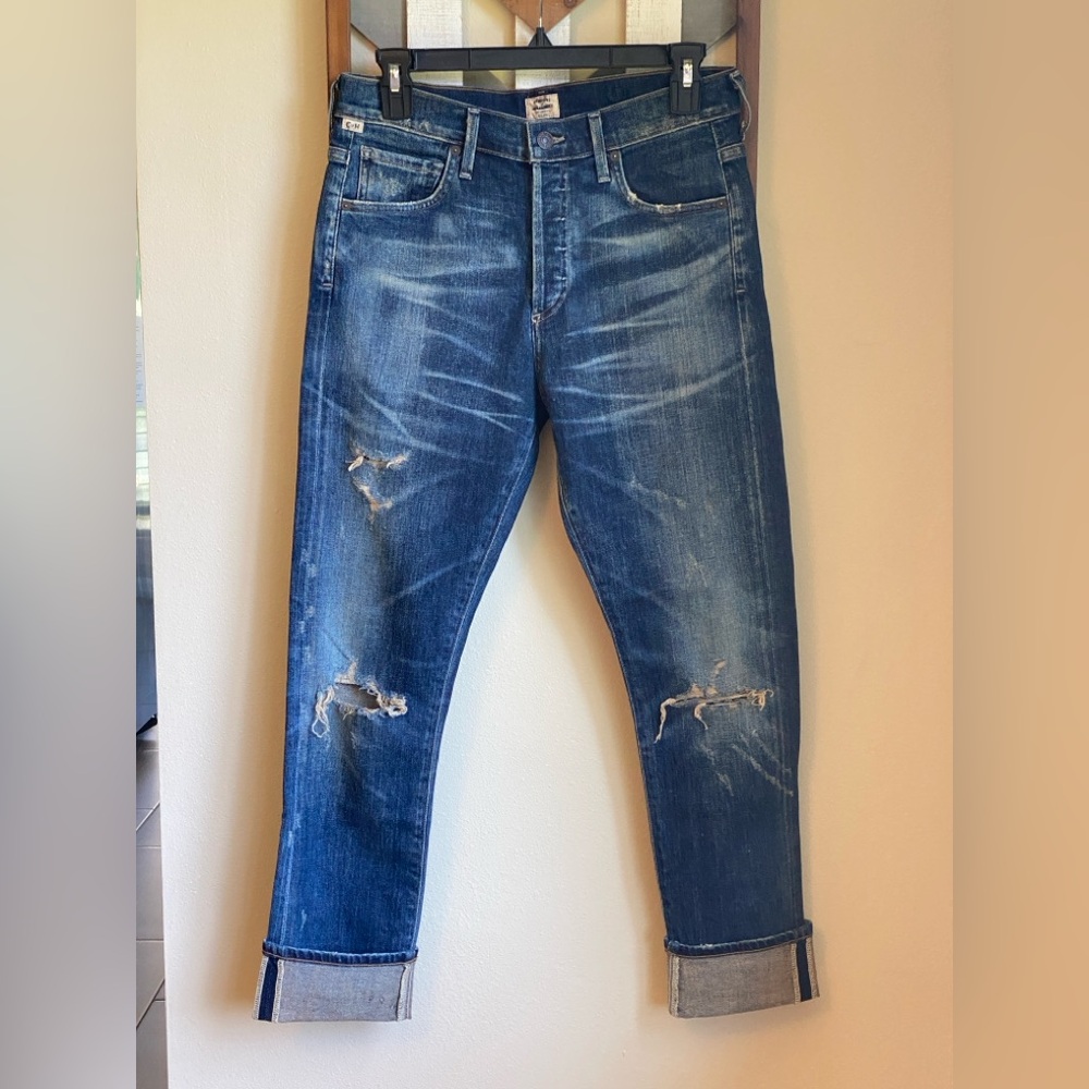 EUC Never Washed COH 24 Corey Slouchy Slim Bourbon Citizens of Humanity 28.5x28